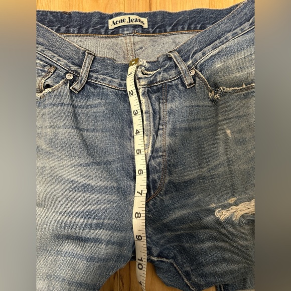 ACNE Moc Hurry ripped straight jeans size 30/32 - Picture 12 of 13